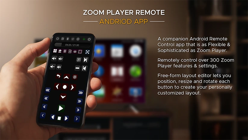Zoom Player Remote - Android App